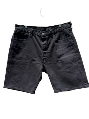 Levi’s 501 Black Denim Shorts Men’s 38 Button Fly Classic Jean Shorts